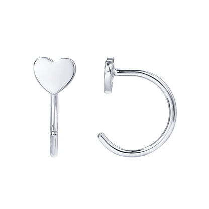 Semicircle Piercing Simple Style Ear Hook Earrings