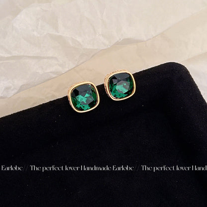 Women's Advanced Crystal Zircon Ear Combination Retro Exquisite Rings