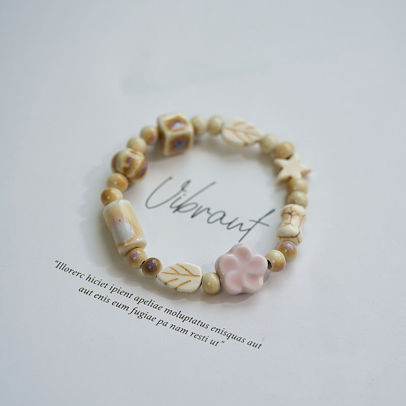 Women's Ceramic Summer High-grade Chinese Style National Bracelets