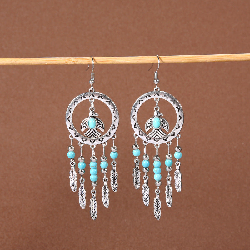 Style Female Temperament Bohemian Vacation Tassel Earrings