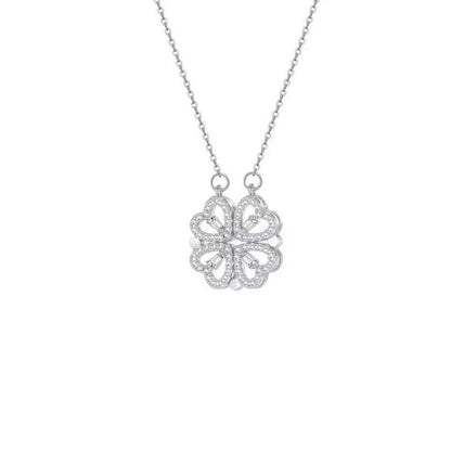 Women's Style For Heart-to-heart Open Close Clover Pendants