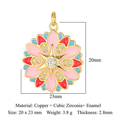 Palm Eyes Face Crown Snake Star Butterfly Rectangle Pendants