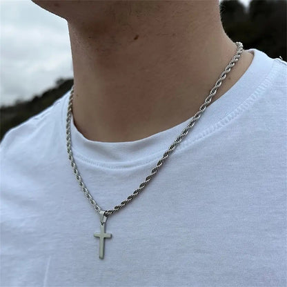 Men's Creative Simple Temperament Stainless Steel Series Necklaces