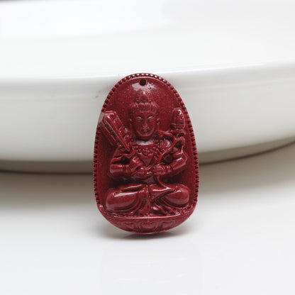 Saints Raw Ore High Content Purple Pendants