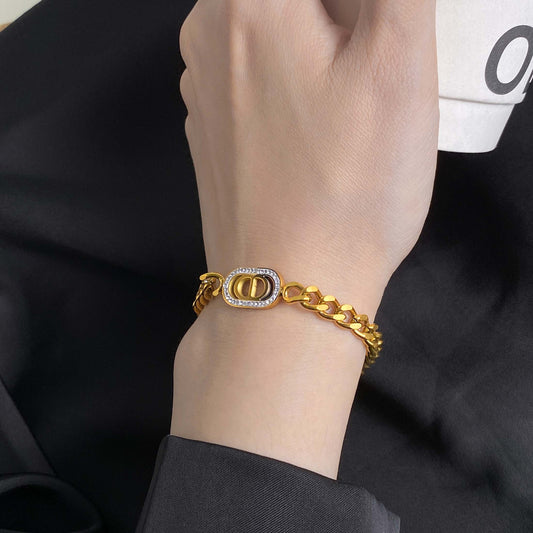 Link Chain High-grade Exquisite Mild Luxury Retro Bracelets