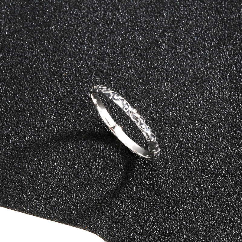 Entire Sterling Sier Female Simple Small Rings