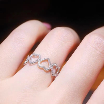 Female Niche Simple Light Luxury Opening Rings