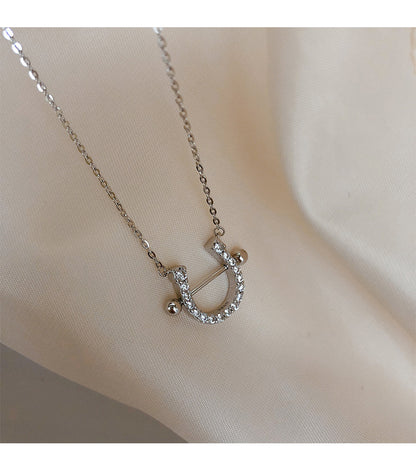 Bar Minimalist Design Niche Temperament Female Clavicle Chain Necklaces