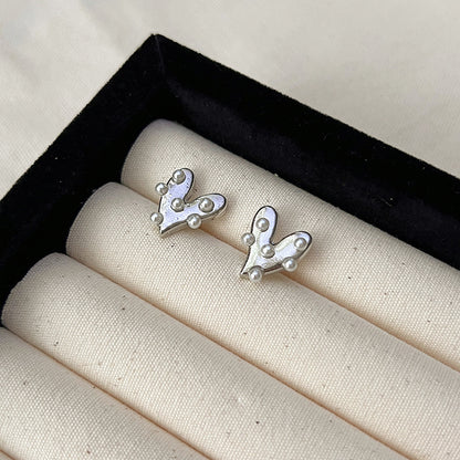 Women's Luxury Asymmetric Pearl Fashion Personality Elegant Niche Rings