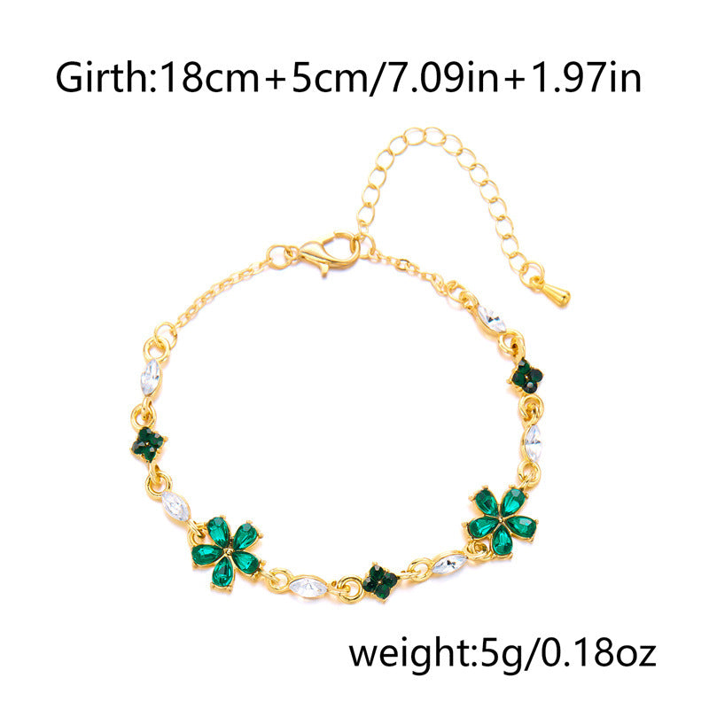 Women's Small Flower For Niche Design Light Bracelets