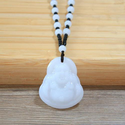 Women's Ethnic Style Imitation Jade Avalokitesvara Buddha Pendants