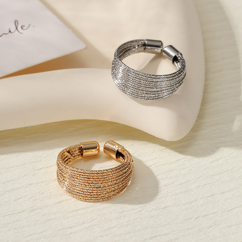 Luxury Open Personality Design Fashion Temperament Rings