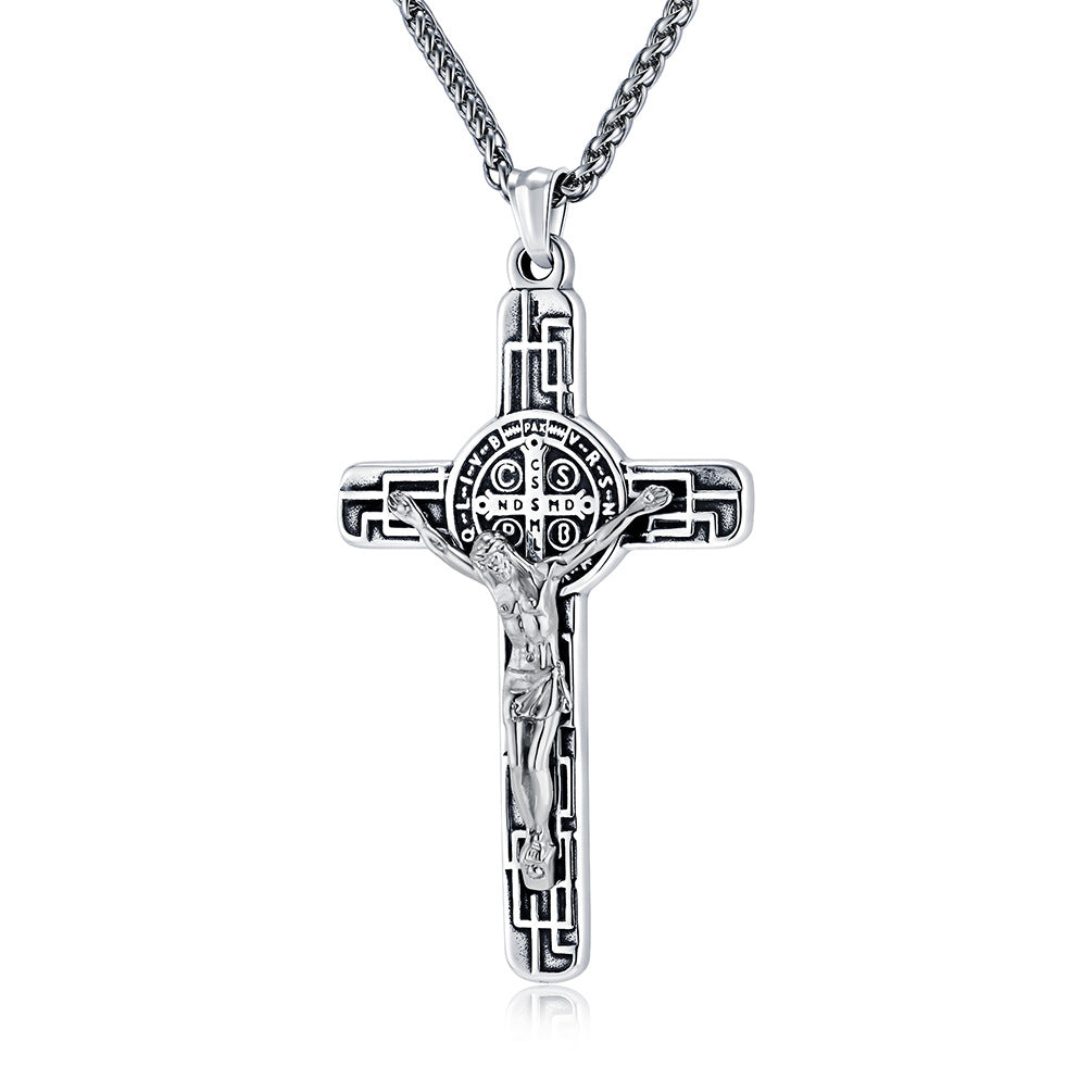 Steel Ancient Sier Cross Tourist Souvenir Pendants