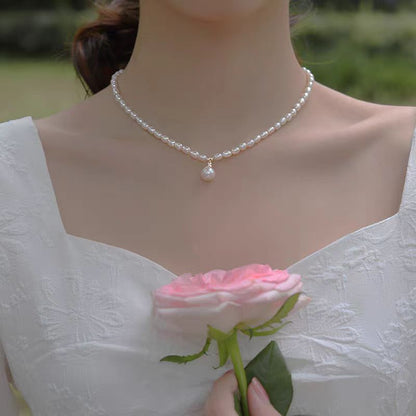 Small Beads Pearl Australian White Perfect Circle Flawless Strong Necklaces