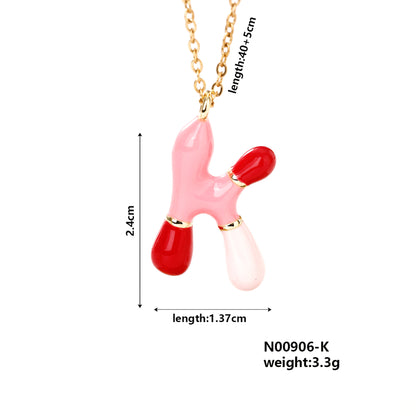 Elegant New English Letter Female Style Necklaces