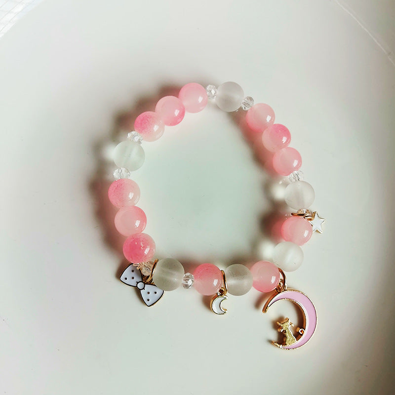 Children's Cartoon Beaded Cute Sweet Princess Style Bracelets