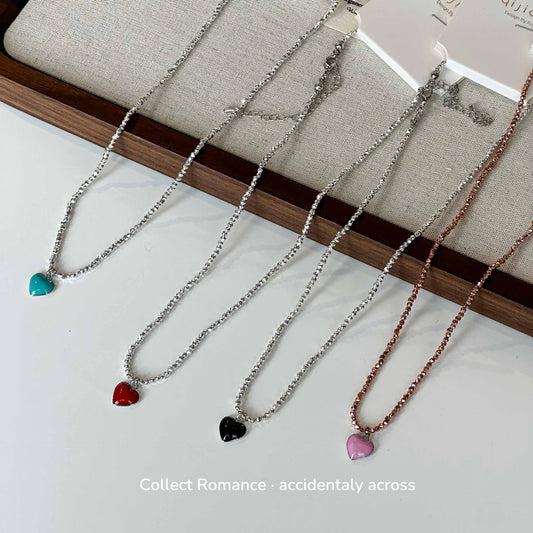 Design Small Pieces Of Sier Love Necklaces