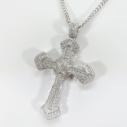 Full Diamond Cross Vintage Luxury Zircon Necklaces