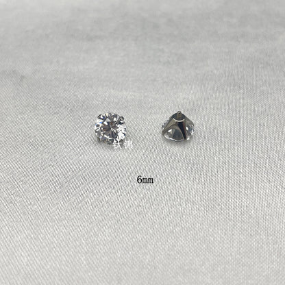 Alloy Zircon Rhinestone Ear Bone Labret Earrings