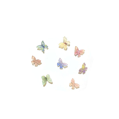 Sterling Sier Needle Three-dimensional Butterfly Suit Combination Simple Earrings