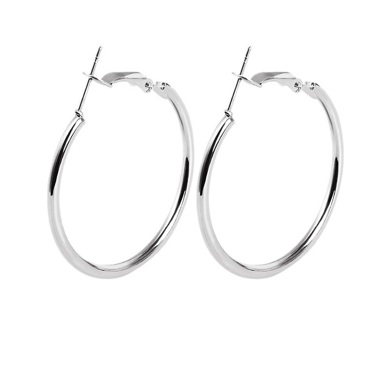 Women's Simple Retro Minority Design Sterling Cold Style Earrings