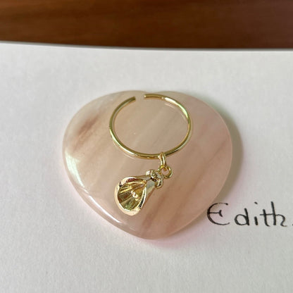 Glazed Butterfly Female Western Style Design High Sense Unique Rings