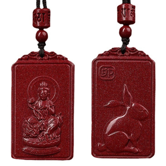 Women's & Men's Zodiac Dragon Patron Year Of Birth Buddha Life Necklaces