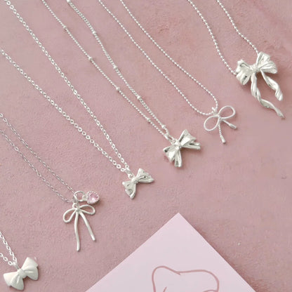 Women's Bow Niche High-grade Clavicle Chain Summer Necklaces