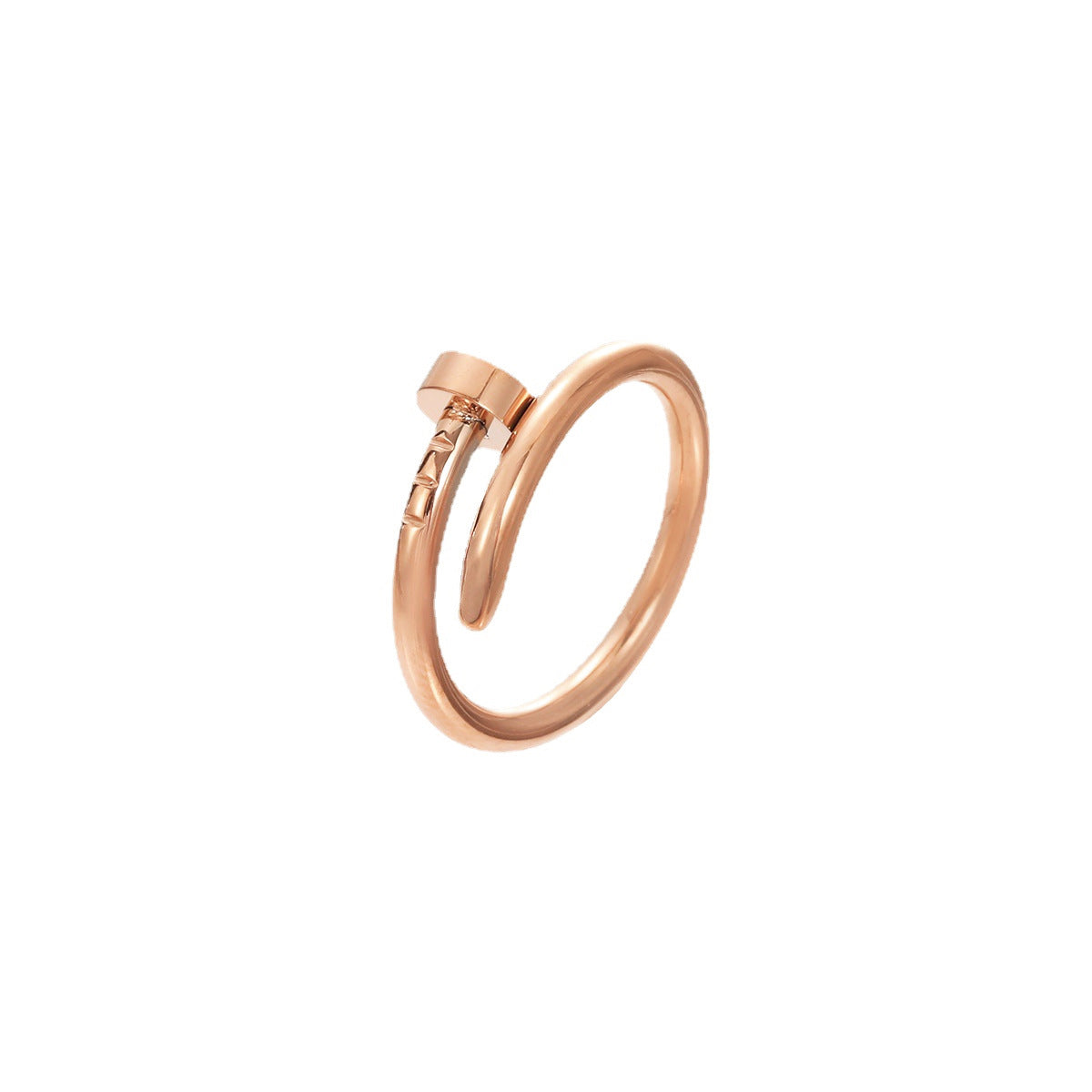 Women's & Men's Nail Simple Plain High-grade Cold Wind Rings