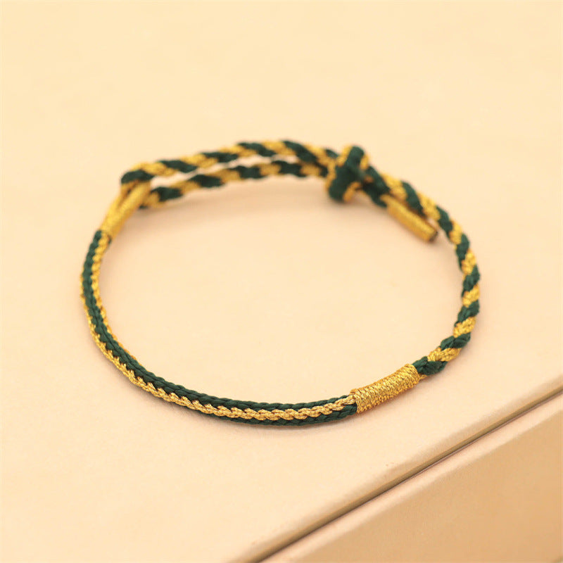 Festival Colorful Rope Scale String Spool Bracelets