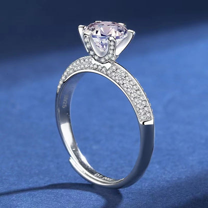 Moissanite Female Live Streaming On Opening Rings