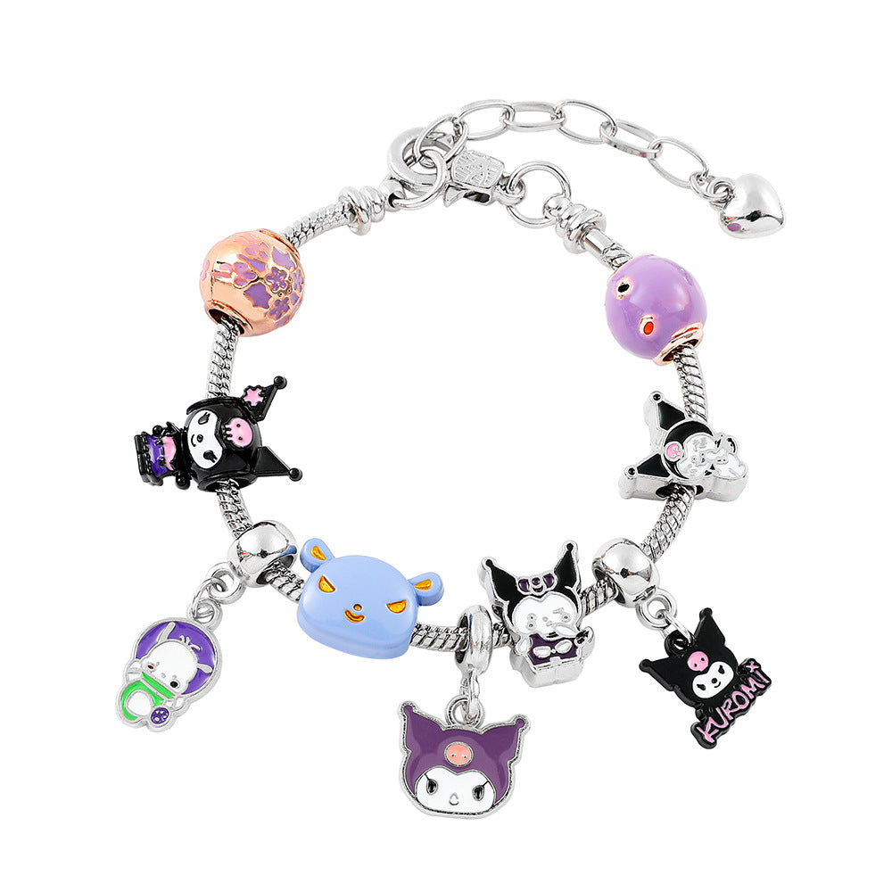 Anime Hello Kitty Clow Beaded Ornament Bracelets