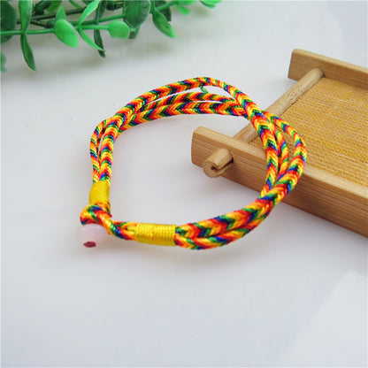 Festival Colorful Rope Ethnic Style Braiding Thread Bracelets