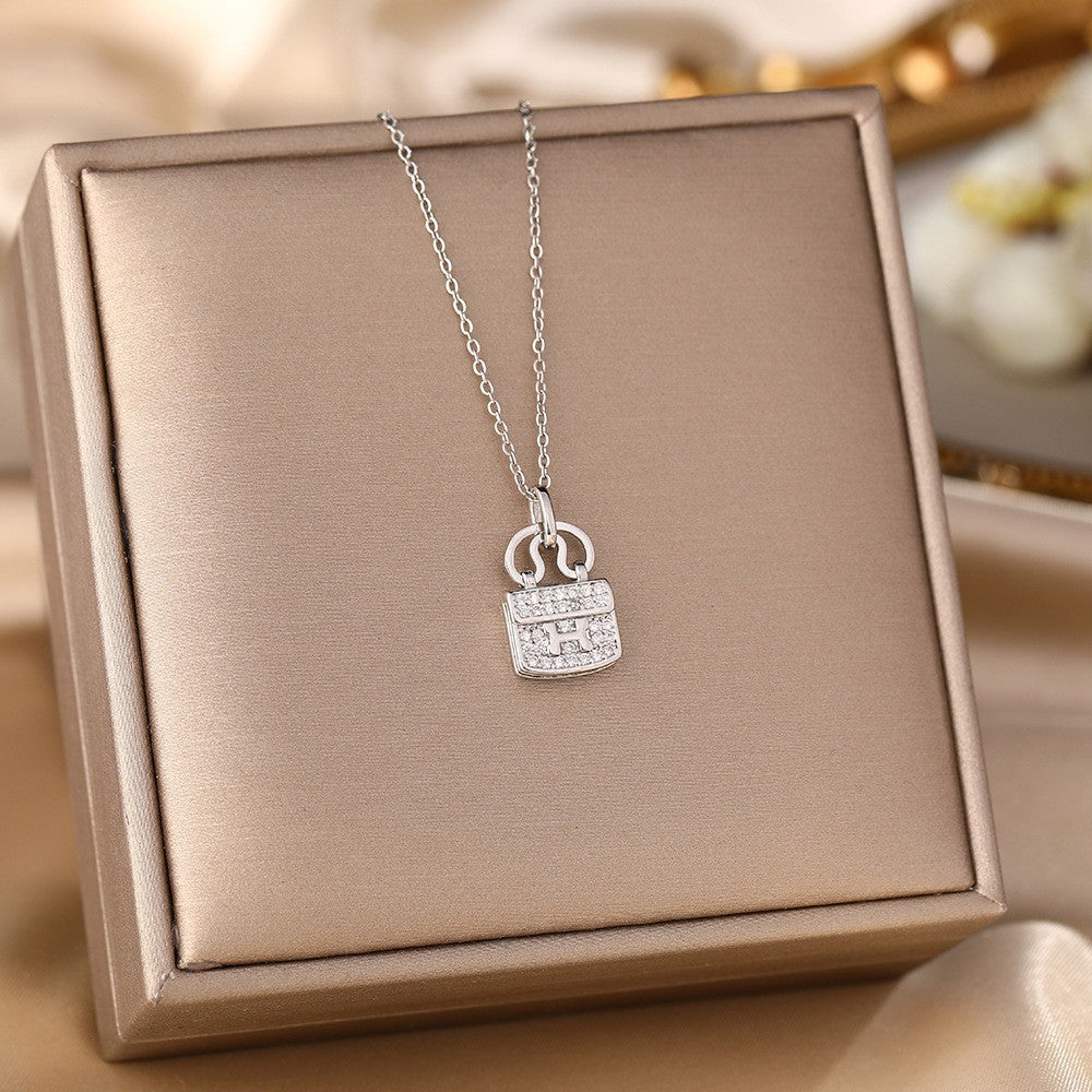 Women's Steel Ornament Design High-grade Light Luxury Necklaces