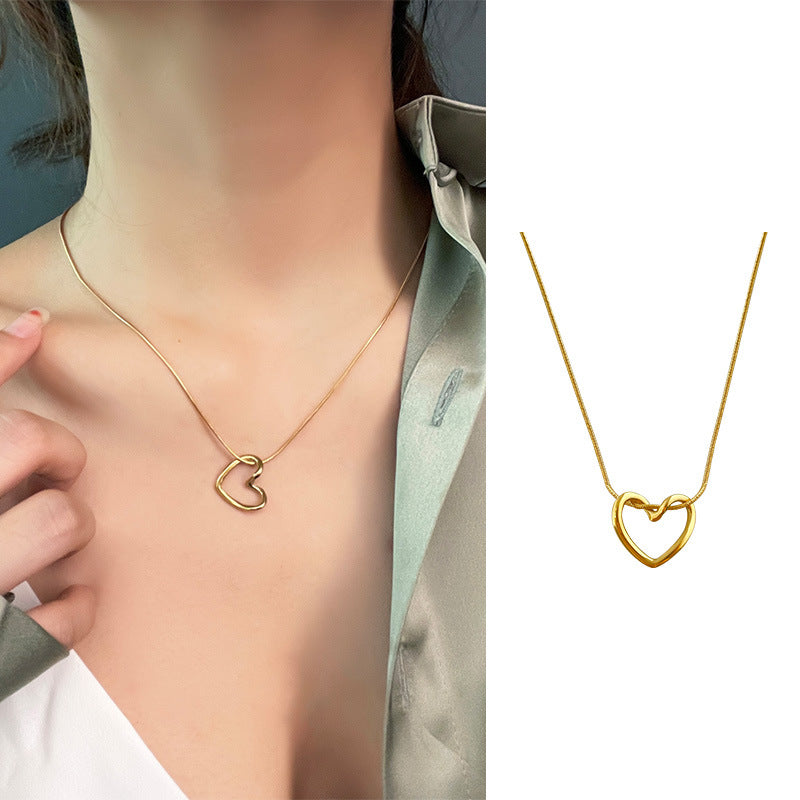 Female Clavicle Chain Summer Shaped Short Light Necklaces