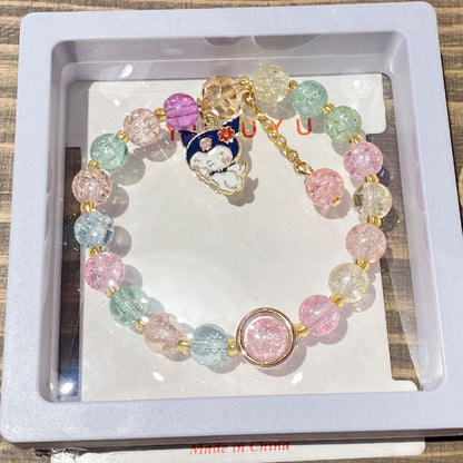 Boxed Beaded Colored Glaze Beads Jewelry Bracelets