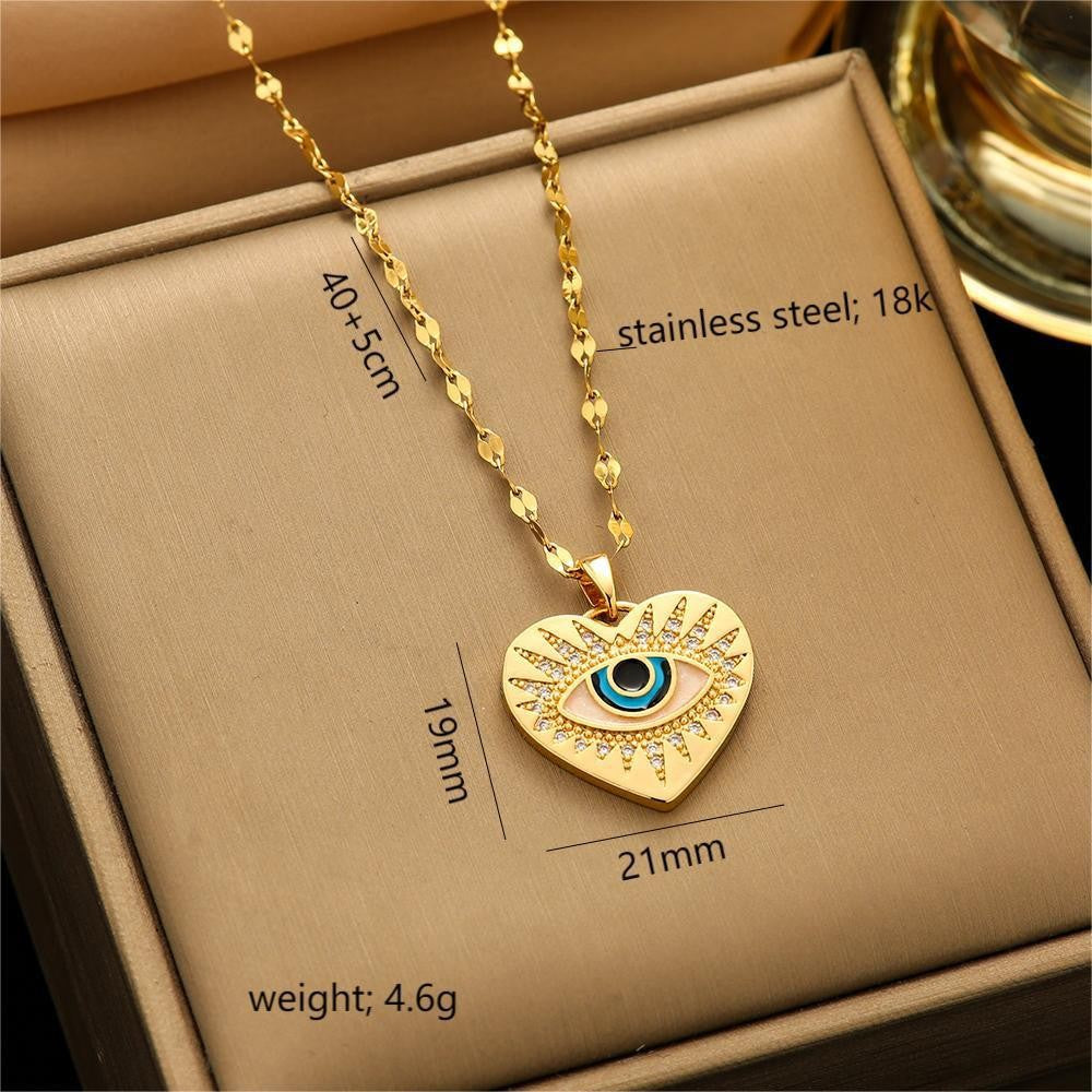 Women's Steel Ornament Design High-grade Light Luxury Necklaces