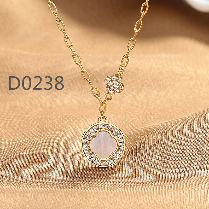 Women's Fashionable Light Luxury Couple High-grade Niche Unique Clavicle Necklaces