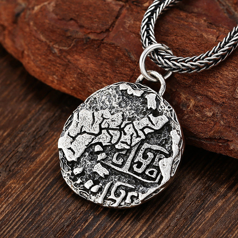 Women's & Men's Plated Ornament Personality Thai Retro Distressed Pendants