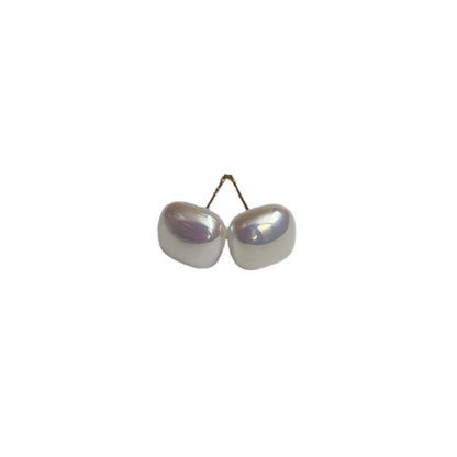 High-grade Square Pearl Female Light Luxury Earrings