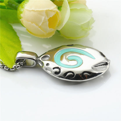 Men's Steel Warcraft Hearthstone Spiral Personality Punk Pendants