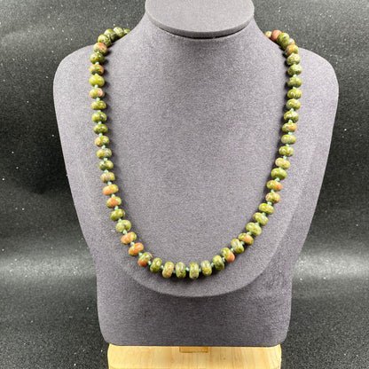 Crystal Agate Colorful Hollow Bead Abacus Necklaces