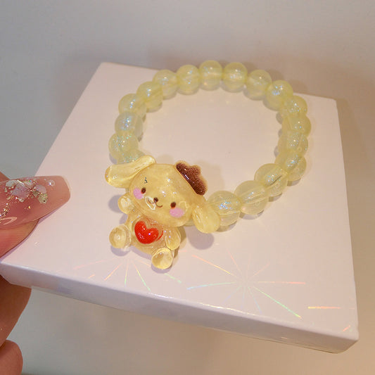 Dopamine Luminous Beaded Cute Cartoon Sweet Bracelets