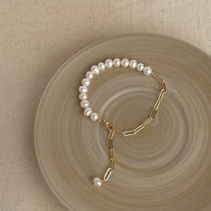 Natural Pearl Female French Minority High Bracelets