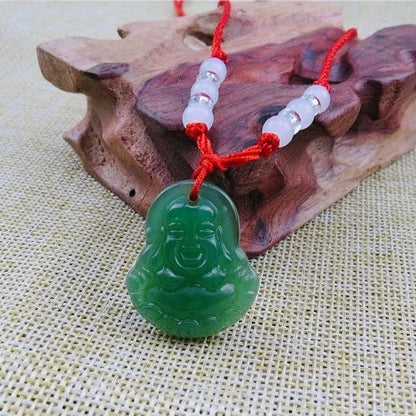 Couple Gift Jade Life Safety Green Pendants