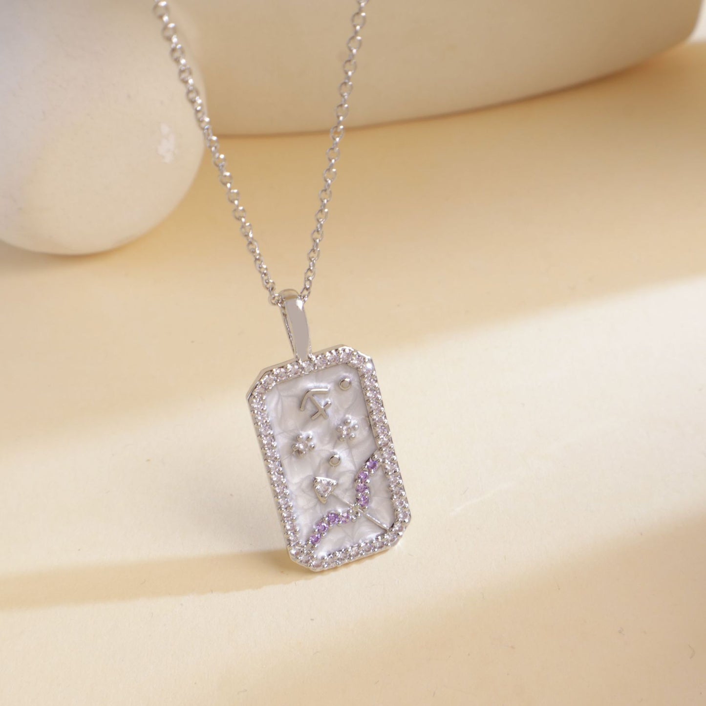 Constellation Color Zircon Female Special Interest Necklaces