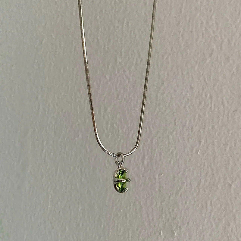 Green Butterfly Elf Cuban Spicy Female Necklaces