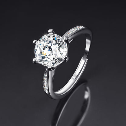 Moissanite Female Live Streaming On Opening Rings
