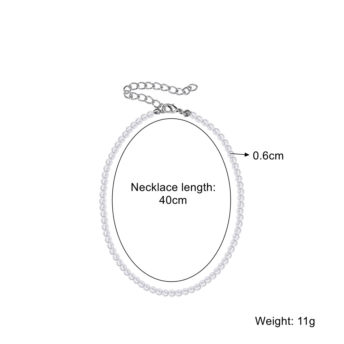 Women's Comfortable Simple Pearl Pieces Suit Necklaces