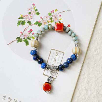 Women's Ceramic Summer High-grade Chinese Style National Bracelets